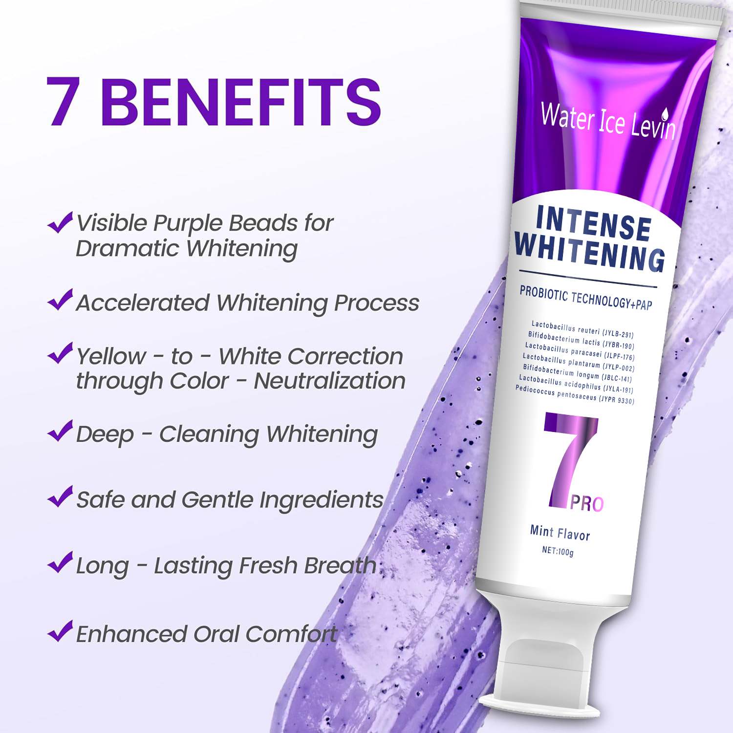 Teeth Whitening Promotion - Ultra-Deep Probiotic Whitening Toothpaste, Deep Cleaning