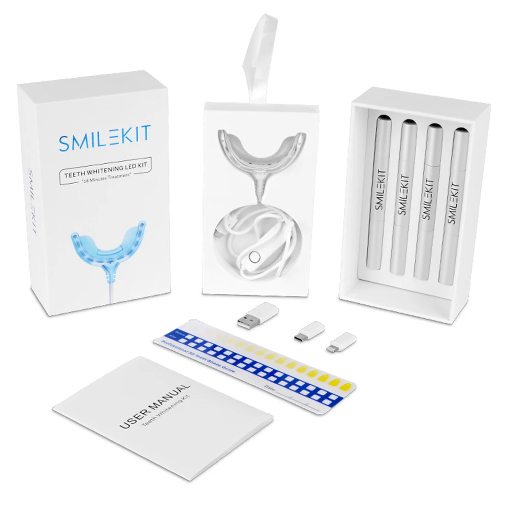 Teeth Whitening Remedies - Smart Timing 16 LED Cold Light