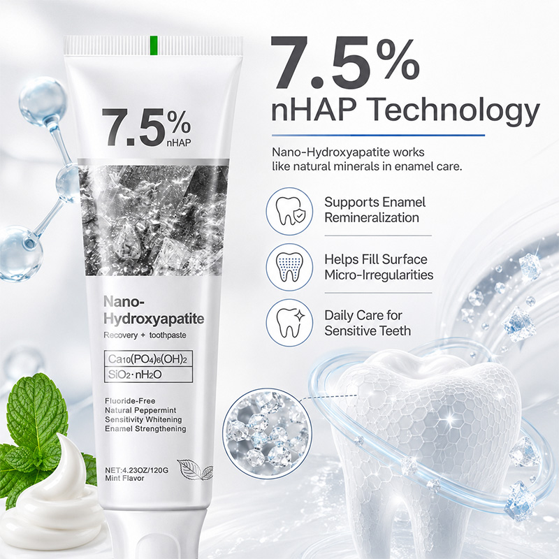 Remineralizing Toothpaste - 5/6Pcs 7.5% nHAP Nano Hydroxyapatite Toothpaste