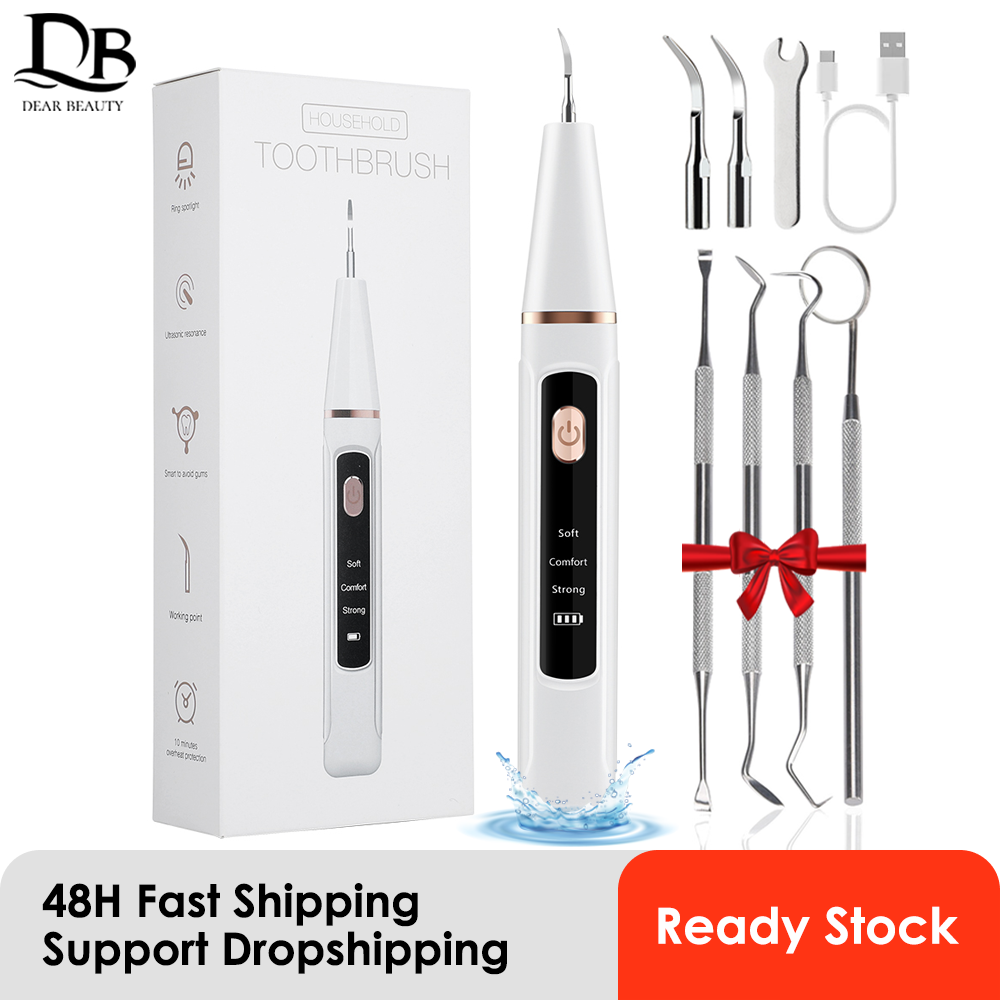 Teeth Whitening And Stain Removal - Ultrasonic Dental Scaler Electric Teeth Cleaner