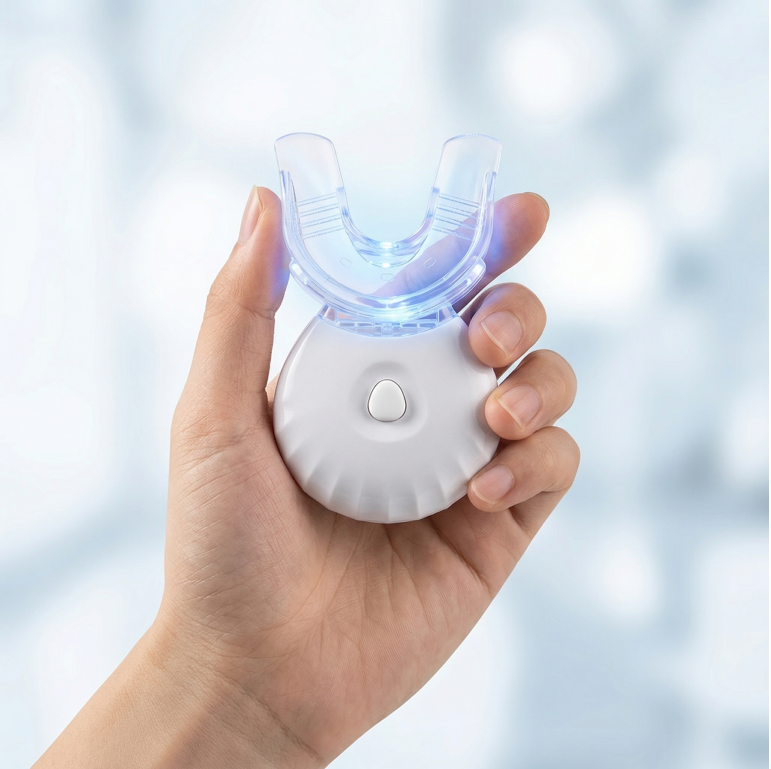 Teeth Whitening Promotion - Blue Light Therapy Device, Gum Disease