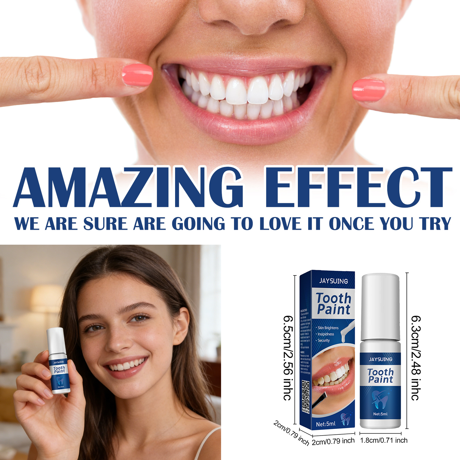 Teeth Whitening Pen - Teeth Brighten Paint Instantly Brightening Fresh