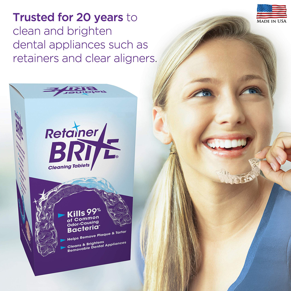 Teeth Whitening Opalescence - Retainer Brite Cleaning Tablets For Clear