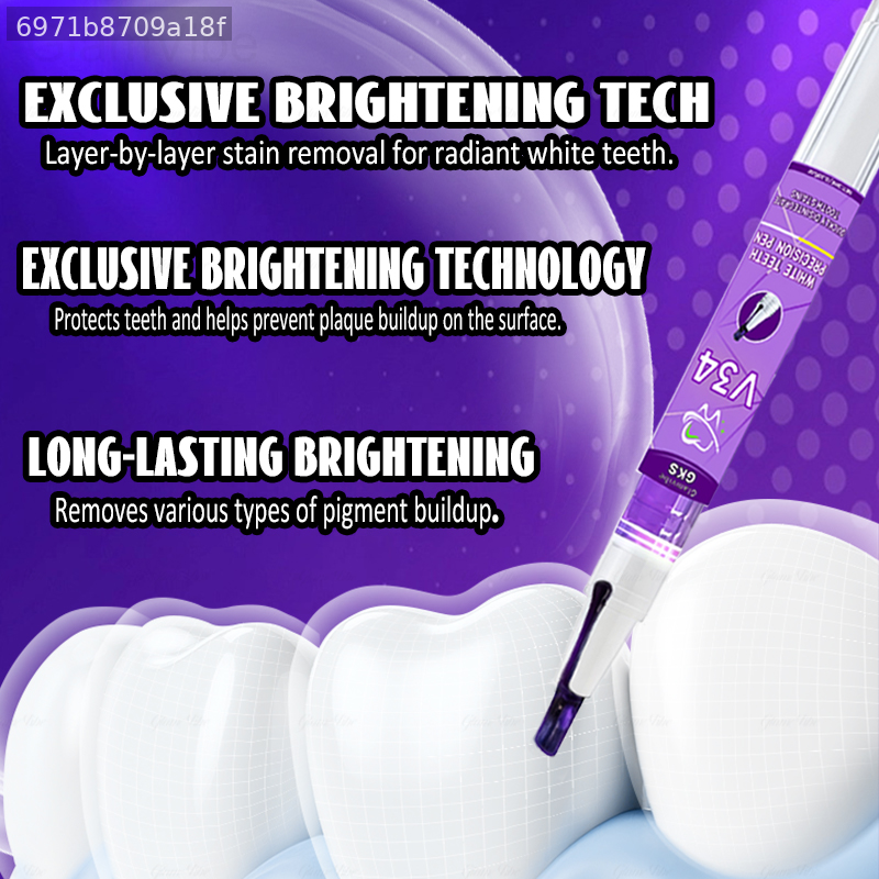 POZOAMIS Purple Whitening Toot - Teeth Whitening Pen ulasan dan harga