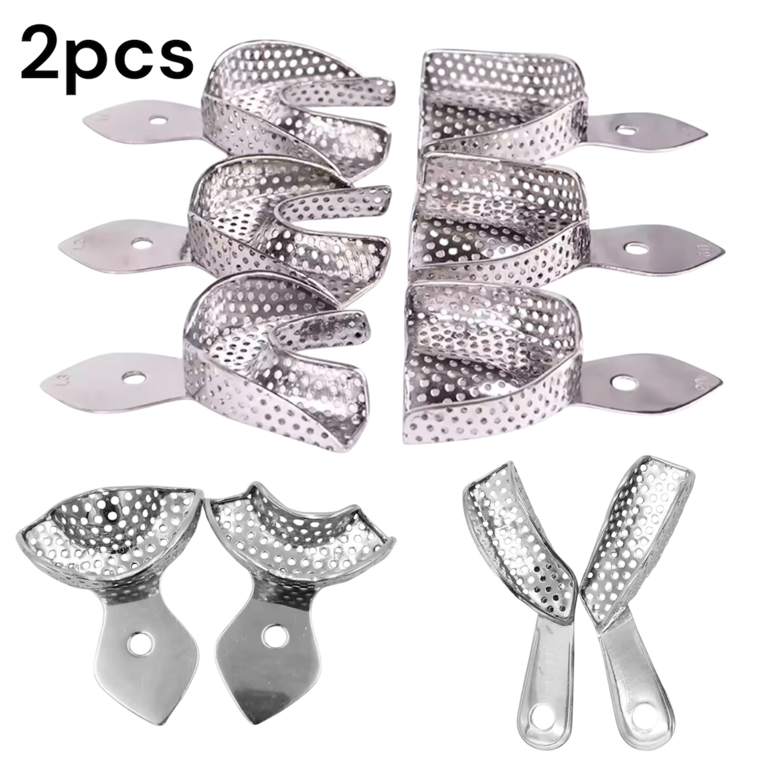 DENILK 2pcs Pair of Dental Lab - Teeth Whitening Trays ulasan dan harga