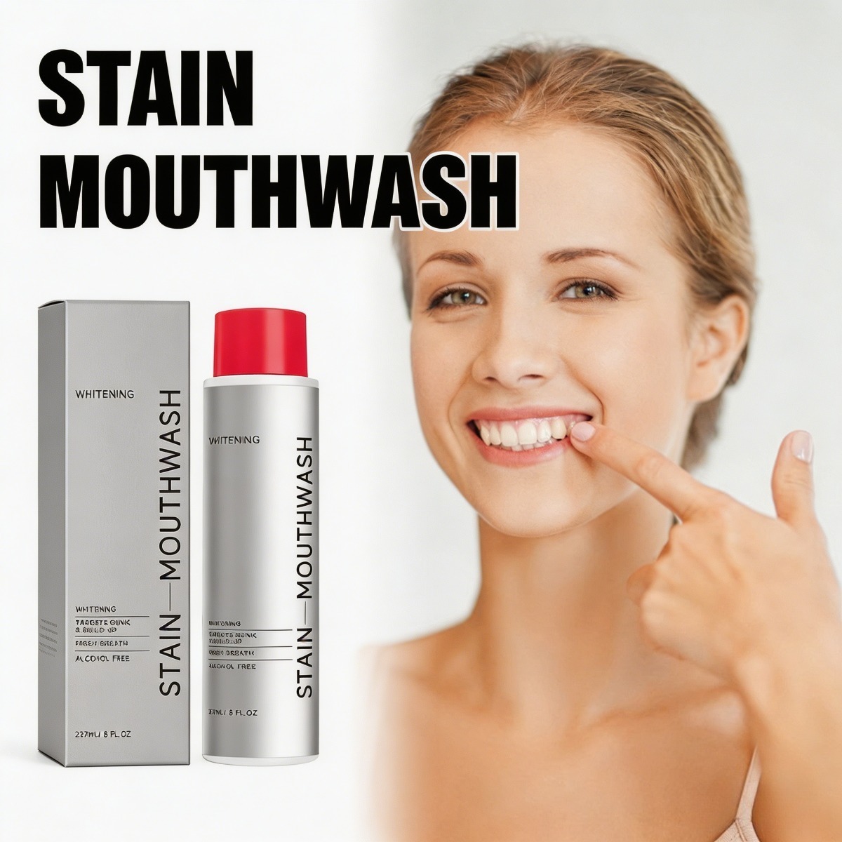 Stain Whitening Mouthwash Gunk - Teeth Whitening Promotion ulasan dan harga