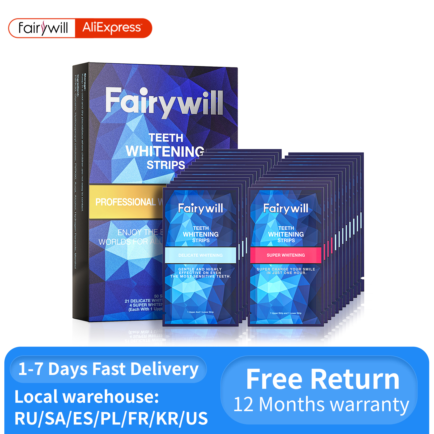 Fairywill White Teeth Whitenin - Teeth Whitening Effects ulasan dan harga