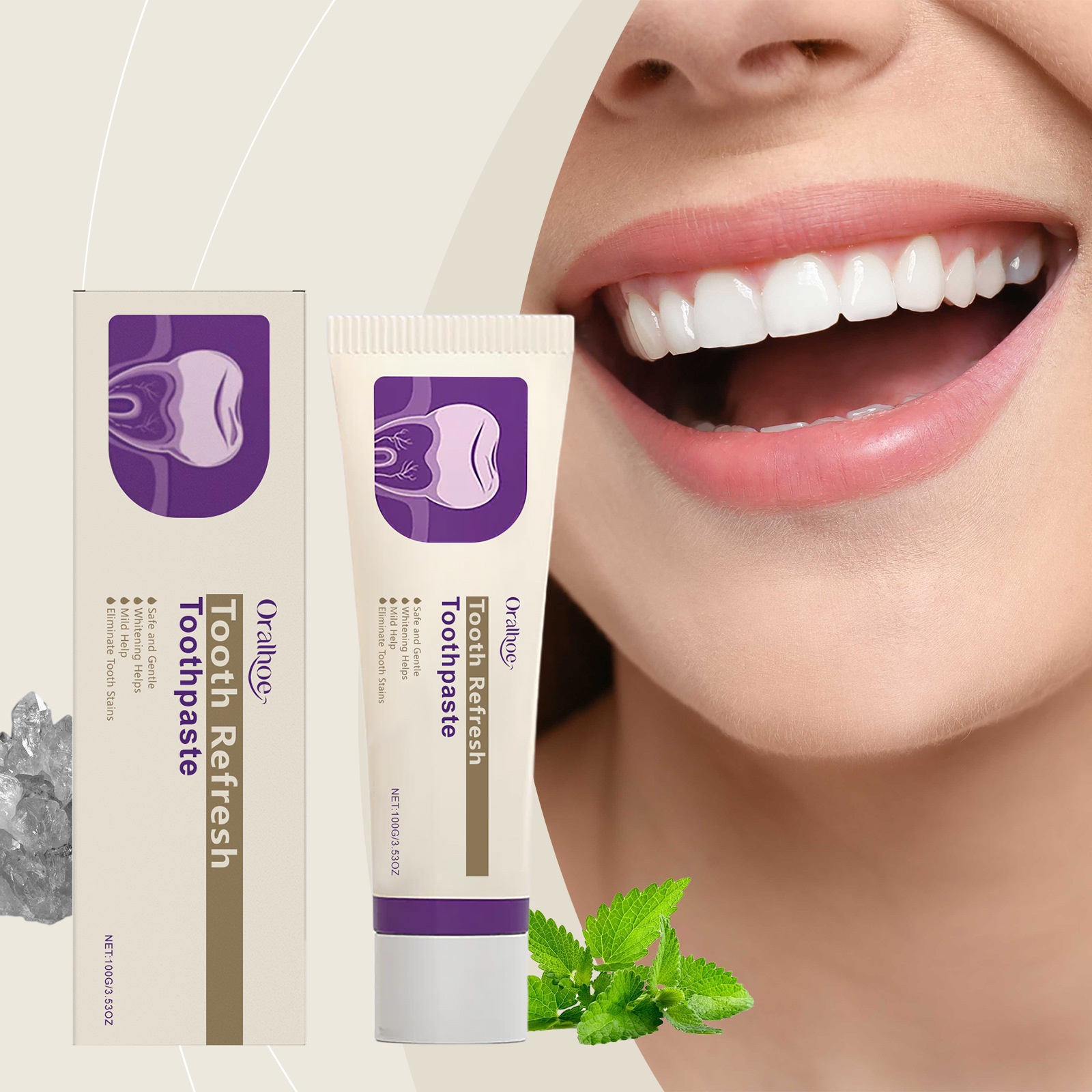 Teeth Refresh Toothpaste White - Remineralizing Toothpaste ulasan dan harga