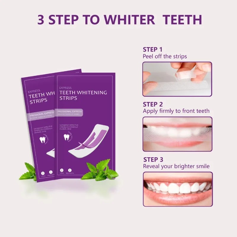 7/14 Pairs Teeth Whitening Str - Teeth Whitening Effects ulasan dan harga