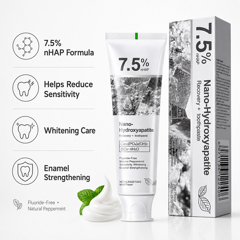5/6Pcs 7.5% nHAP Nano Hydroxya - Remineralizing Toothpaste ulasan dan harga