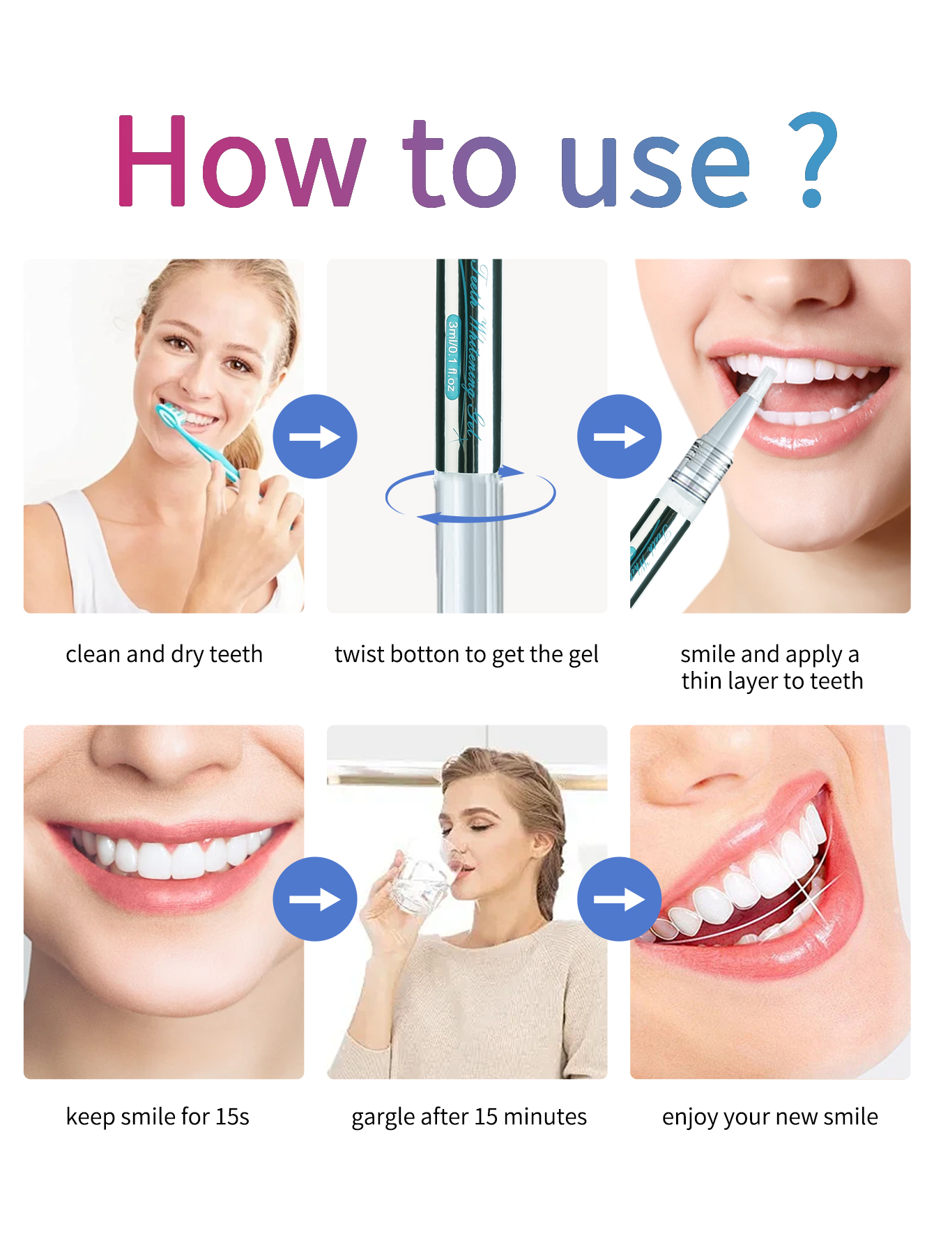 Hedva PAP+ Teeth Whitening Pen - Teeth Whitening Pen ulasan dan harga