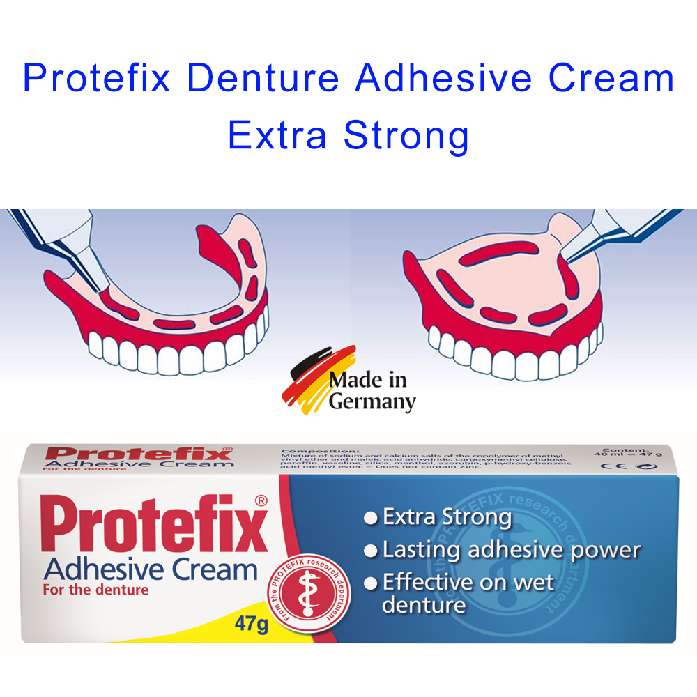 Protefix Adhesive Cream For De - Teeth Whitening Opalescence ulasan dan harga