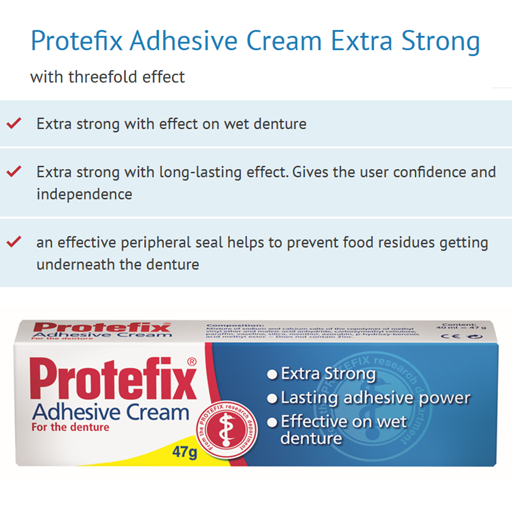 Protefix Adhesive Cream For De - Teeth Whitening Opalescence ulasan dan harga