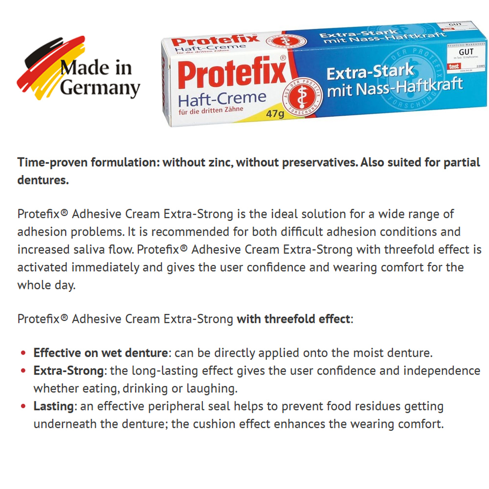 Protefix Adhesive Cream For De - Teeth Whitening Opalescence ulasan dan harga