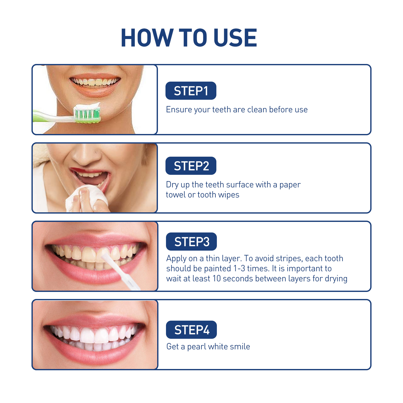 Instant Teeth Whitening Paint  - Remineralizing Toothpaste ulasan dan harga