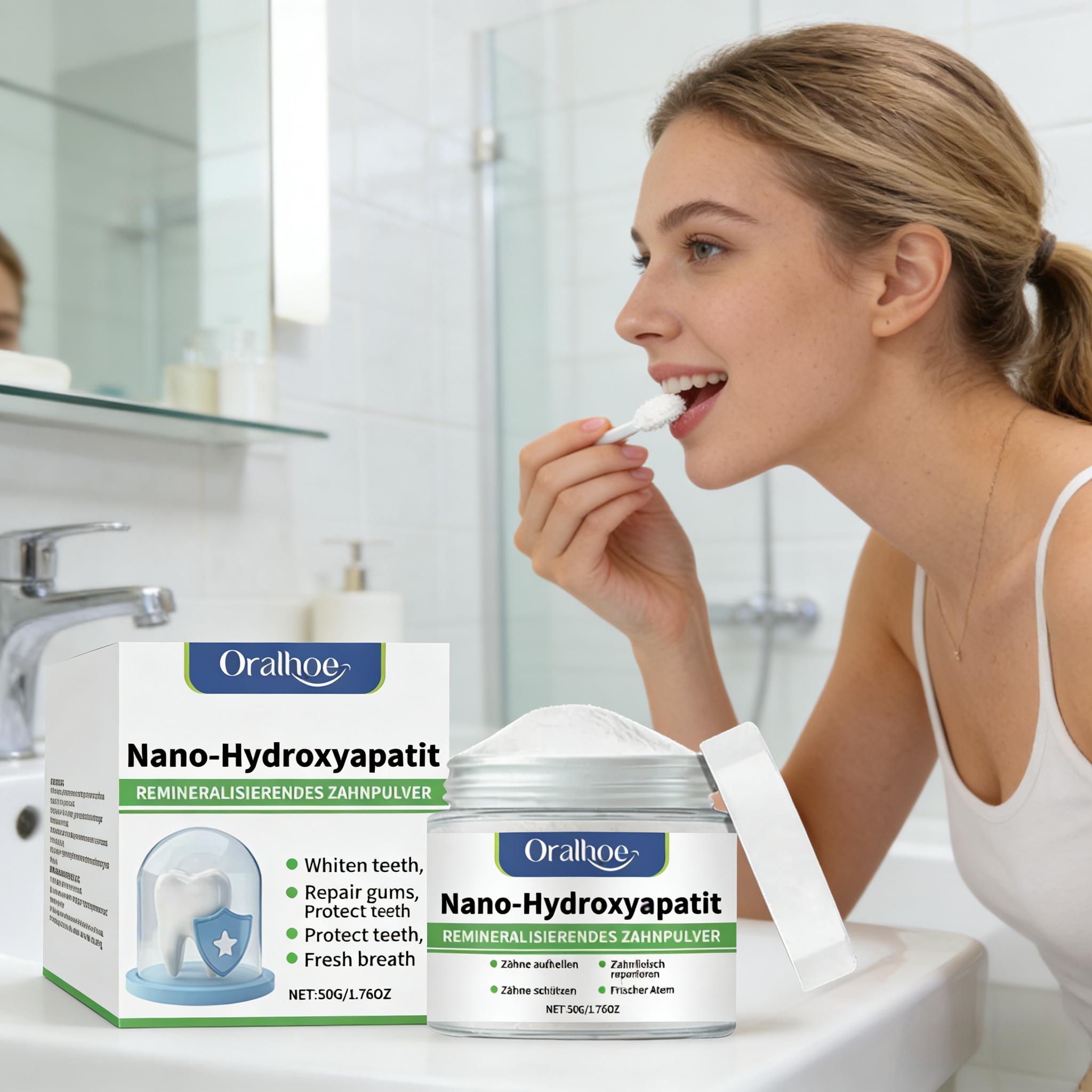 Oralhoe Whitening Tooth Powder - Teeth Whitening Remedies ulasan dan harga