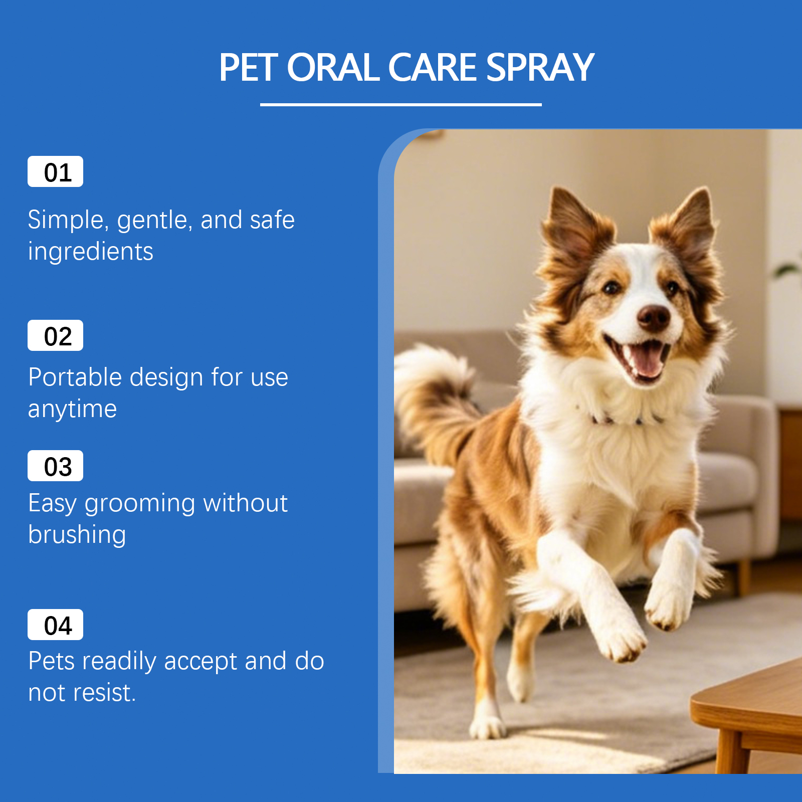 Pet Teeth Cleaning Spray Deep  - Teeth Whitening And Stain Removal ulasan dan harga