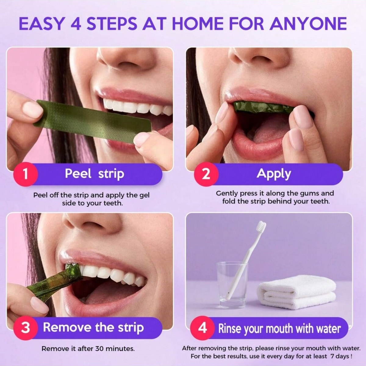 Deluxe Whitening Teeth Sticker - Teeth Whitening Remedies ulasan dan harga
