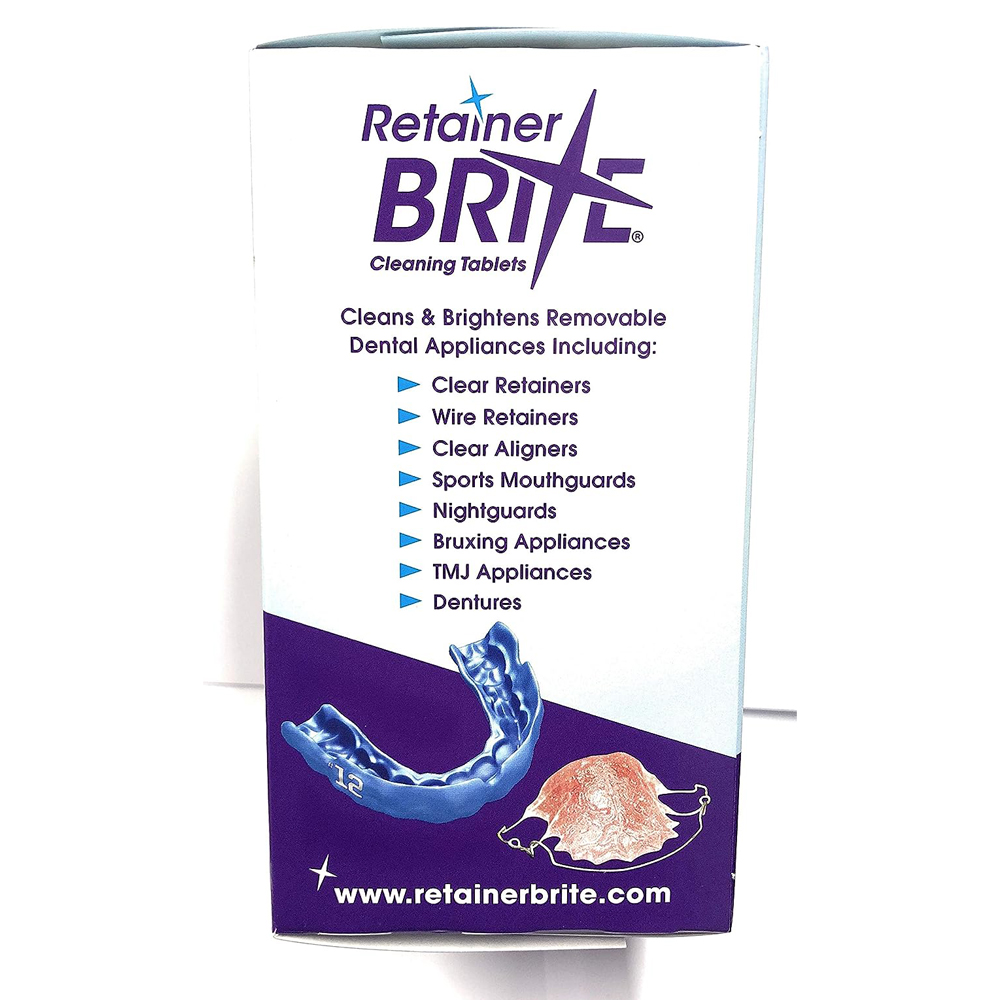 Retainer Brite Cleaning Tablet - Teeth Whitening Opalescence ulasan dan harga