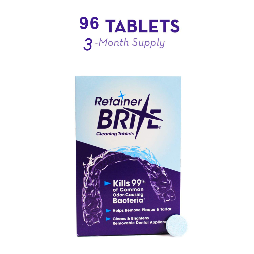 Retainer Brite Cleaning Tablet - Teeth Whitening Opalescence ulasan dan harga
