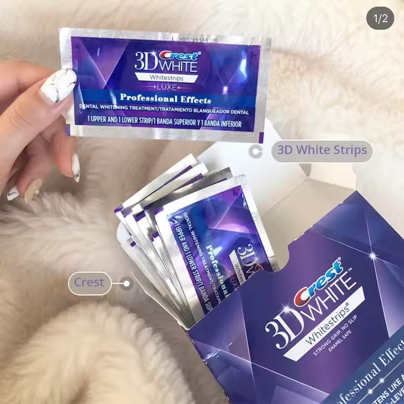 Crest 3D White Strips Teeth Wh - Teeth Whitening Effects ulasan dan harga