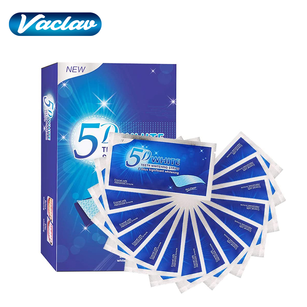 5D White Teeth Whitening Strip - Teeth Whitening With Peroxide ulasan dan harga
