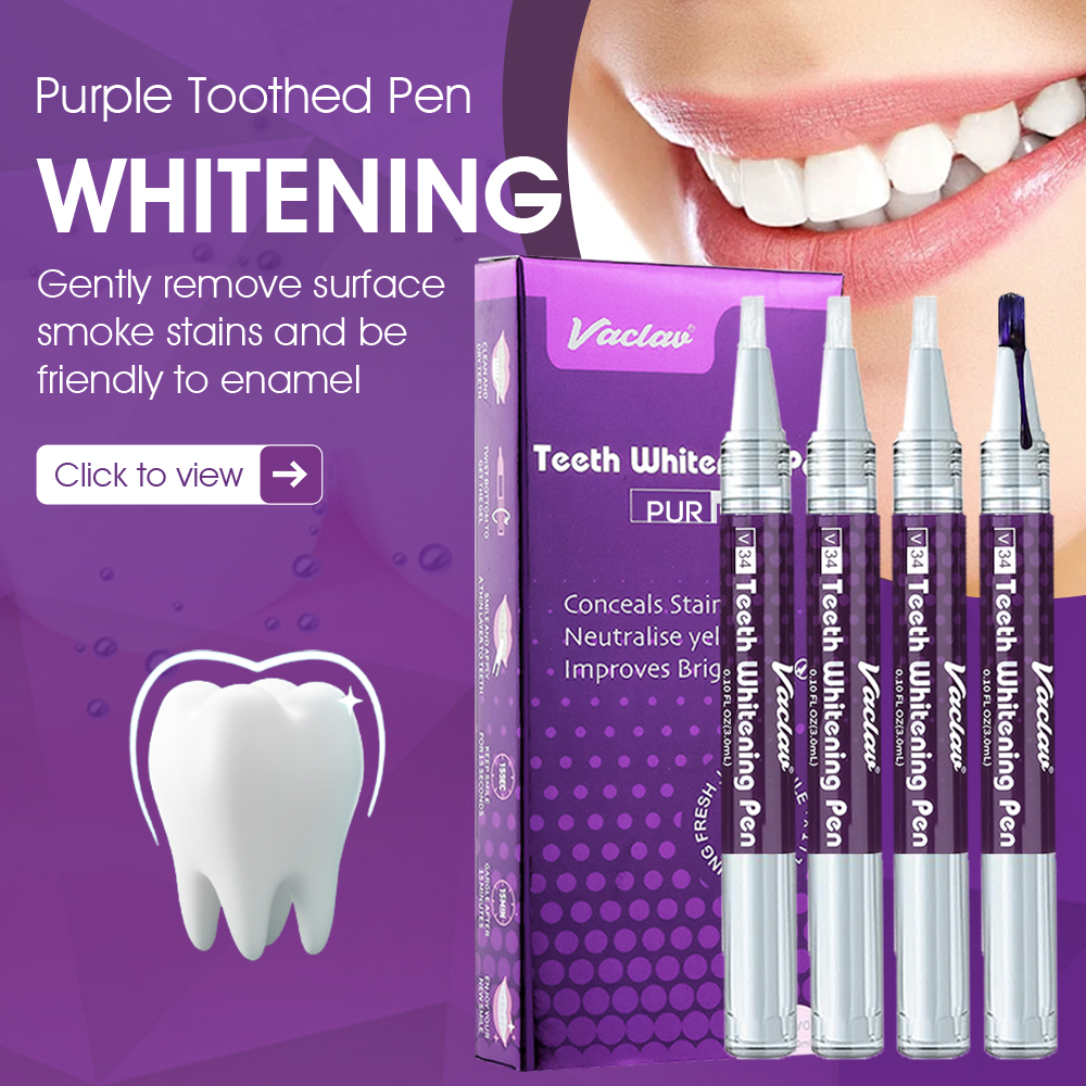 Vaclav V34 Purple teeth whiten - Teeth Whitening With Peroxide ulasan dan harga